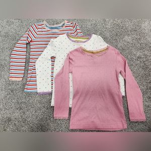 Mini Boden Pointelle Long Sleeve Tee Shirts